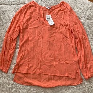 Orange/Coral Tunic Top